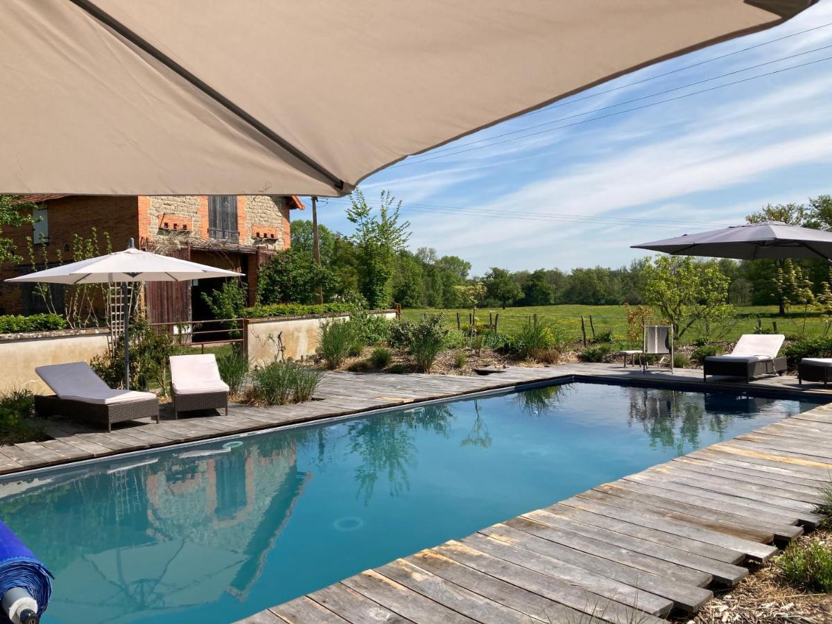 Bed and Breakfast Les Jardins Des Soussilanges Céron Exterior foto