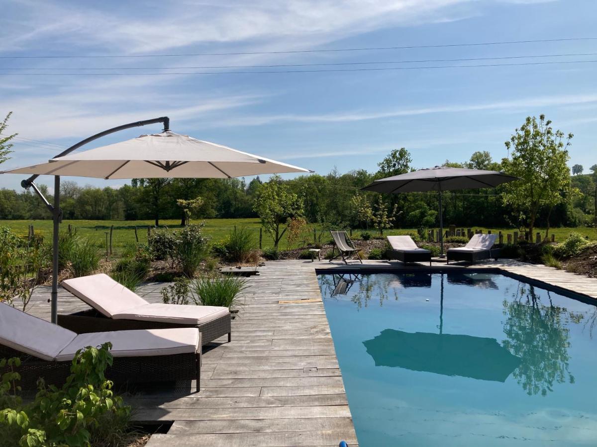 Bed and Breakfast Les Jardins Des Soussilanges Céron Exterior foto